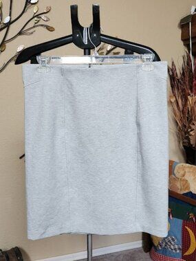 NWT Premise Heather Grey stretchy pencil skirt sz large